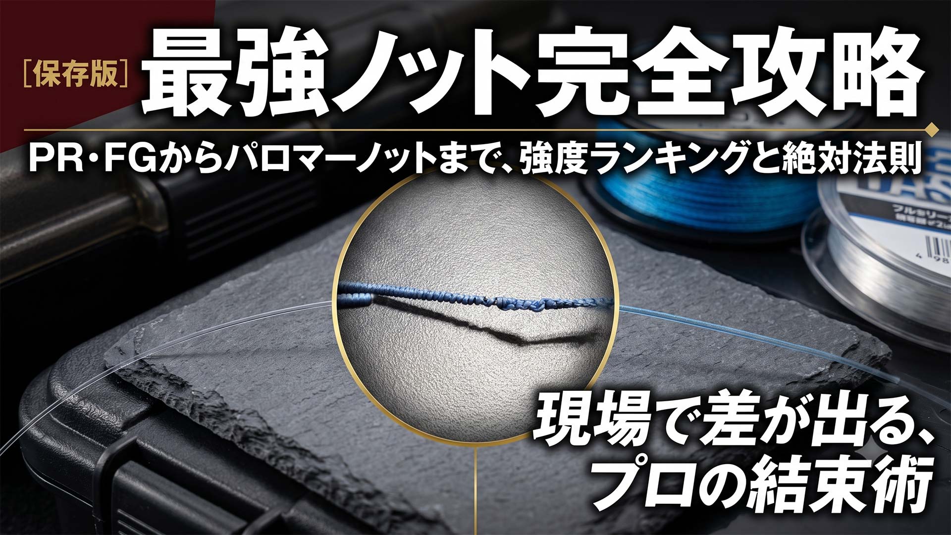 釣り糸の結び方はどれが最強か。強度の高い結束方法ランキングと選び方の本質